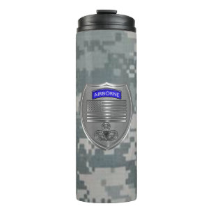 Luftlandefallschirmspringer thermosbecher