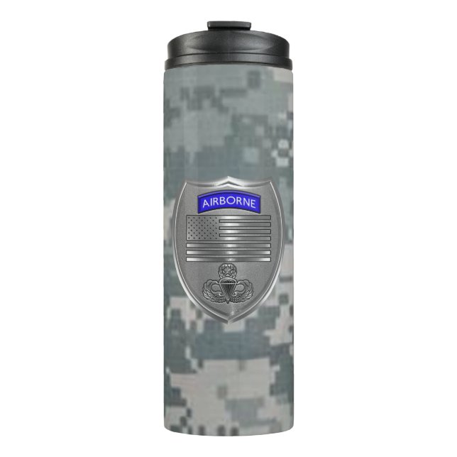 Luftlandefallschirmspringer  thermosbecher (Vorderseite)