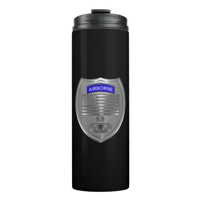Luftlandefallschirmspringer  thermosbecher (Vorderseite)