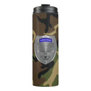 Luftlandefallschirmspringer thermosbecher