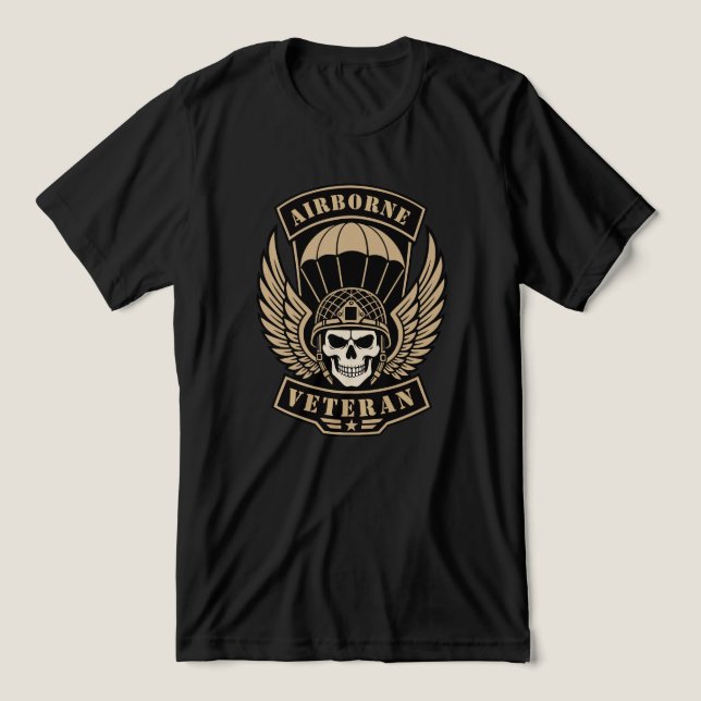 Luftlandeveteran Tri-Blend Shirt (Design Vorderseite)