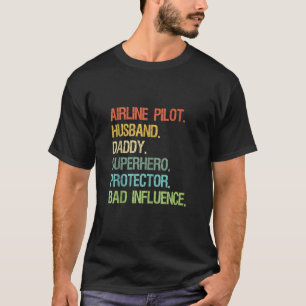 Luftlotsenflieger Daddy Superhero VATER Top