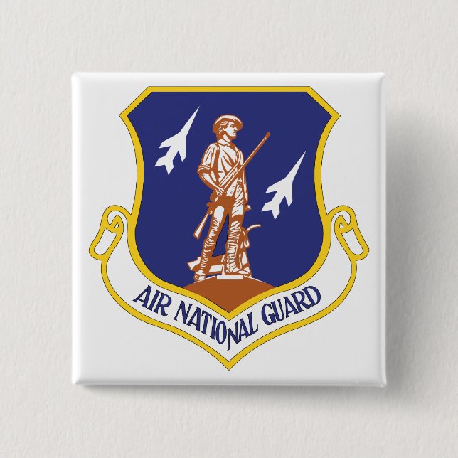 Luftnationalgarde-Militärveteran Button (Vorderseite)
