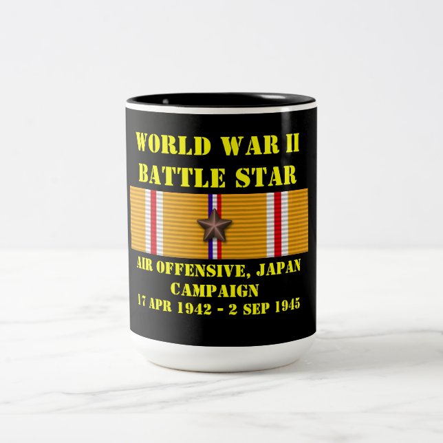 Luftoffensive, Japan-Kampagne Zweifarbige Tasse (Mittel)