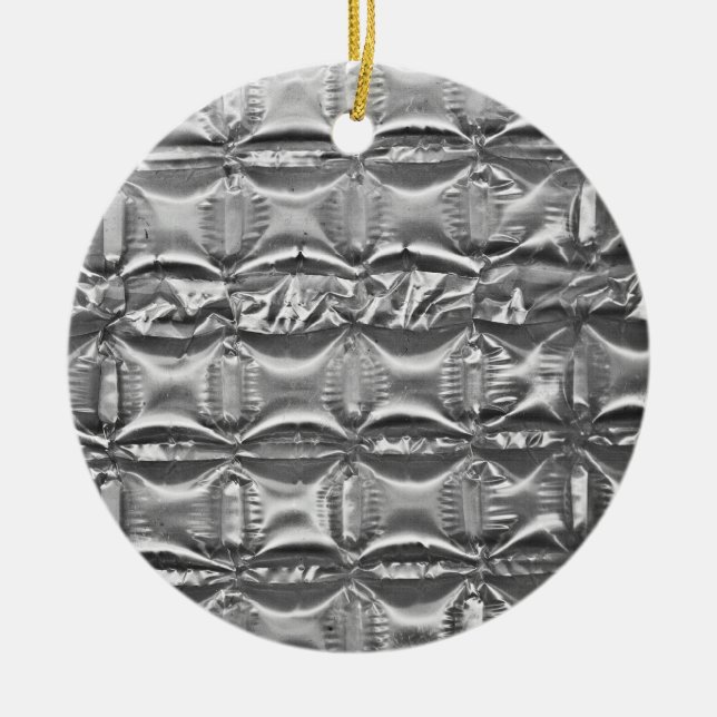 Luftpolsterfolieverzierung Keramikornament (Vorne)
