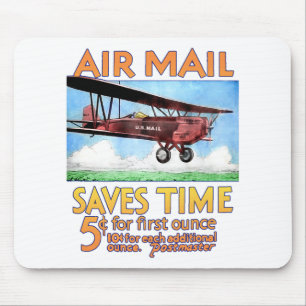 Luftpost rettet Zeit Mousepad
