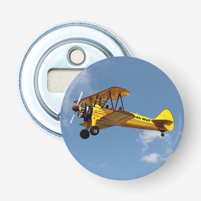 Luftpostbiplane Flaschenöffner (Vorderseite)