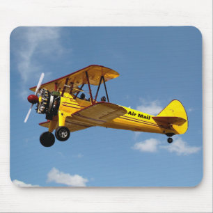 Luftpostbiplane Mousepad