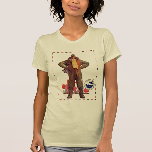 Luftpostpilot T-Shirt (Vorderseite)