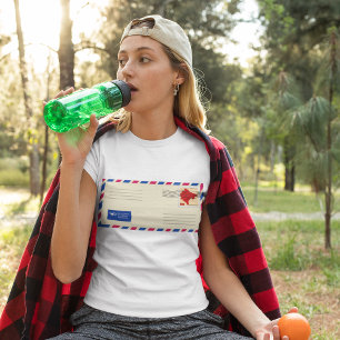 Luftpostumschlag T - Shirt Frauen