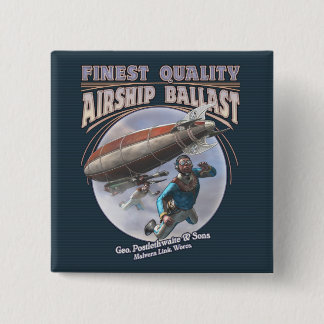 Luftschiff-Ballast-Quadrat-Knopf Button
