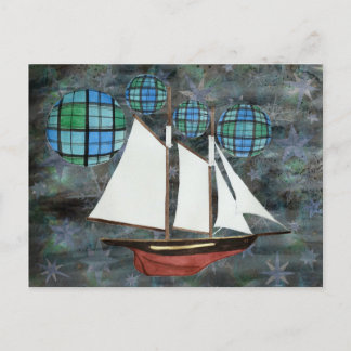 Luftschiff Campbell Postkarte