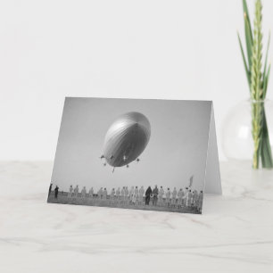 Luftschiff Hindenburg Zeppelin landet in Lakehurst Karte