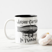 Luftschiff-Kapitän im Training, Steampunk