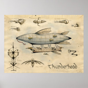 Luftschiff Thunderhead Poster