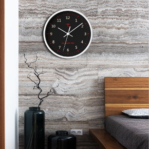 Luftschiff-Uhr dunkel Uhr