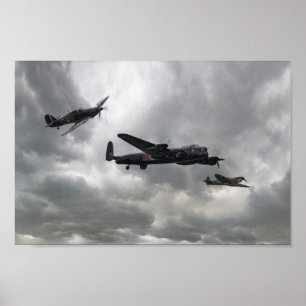 Luftschlacht um England-Denkmal-Flug Poster