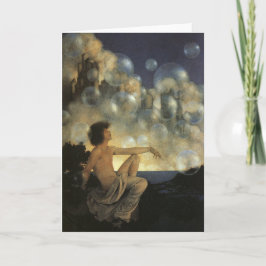 Luftschlösser, Maxfield Parrish Vintag Karte