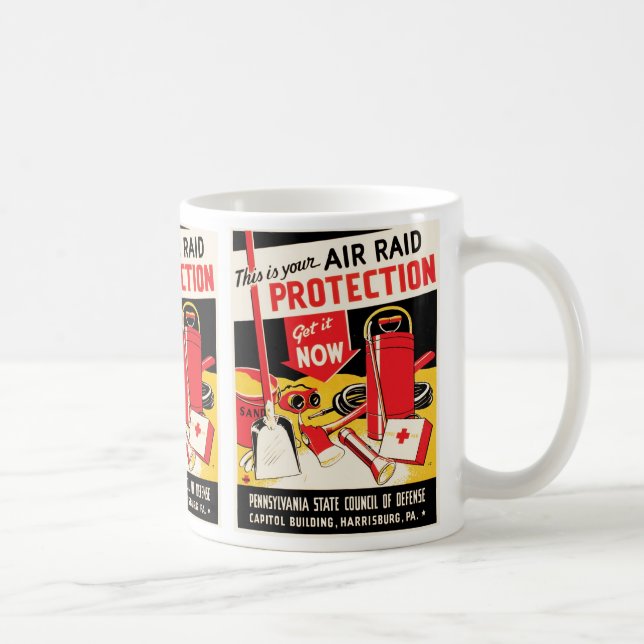 Luftschutz Kaffeetasse (Rechts)