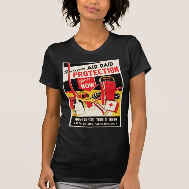 Luftschutz T-Shirt (Vorderseite)