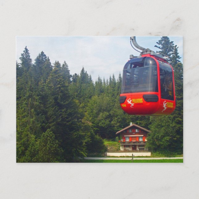 Luftseilbahn Pilatus Postkarte (Vorderseite)