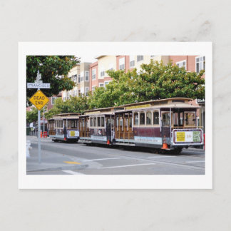 Luftseilwagen von San Francisco, CA Postkarte