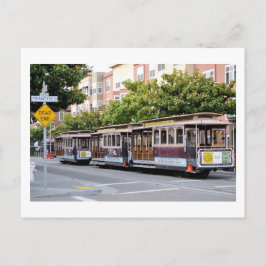 Luftseilwagen von San Francisco, CA Postkarte