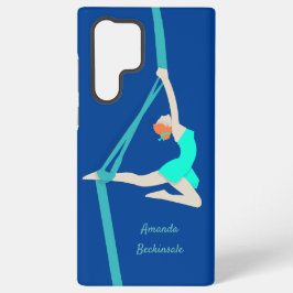 Luftsilks-Tänzerin Aquamarin Samsung Galaxy Hülle