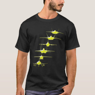 Luftstreitkräfte Kampfjets F-4 F-111 F-15 F-16 F- T-Shirt