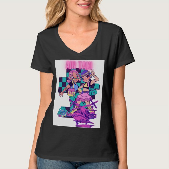 Lufttaxi Frauen AAM UAM T-Shirt (Vorderseite)