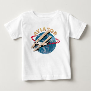 Lufttransporter auf der Welt Baby T-shirt