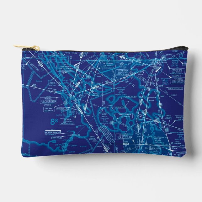 Lufttüchtigkeitsdiagrammbeutel Zubehörtasche (Vorderseite)