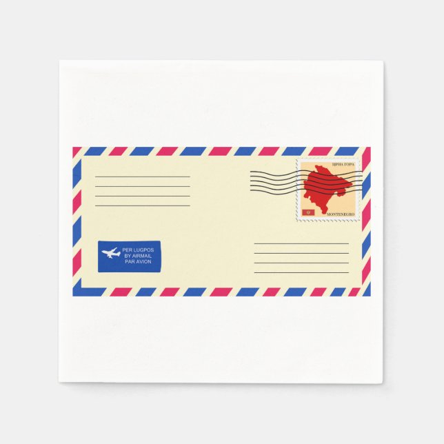 Luftumschlagpapier Napkins Serviette (Vorderseite)