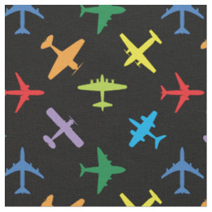 Luftverkehr, Sonderfarbe und Fliesen Stoff