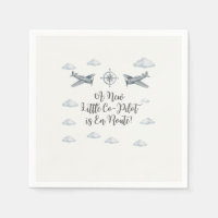 Luftwaffe-Baby-Party-Servietten Little Co-Pilot