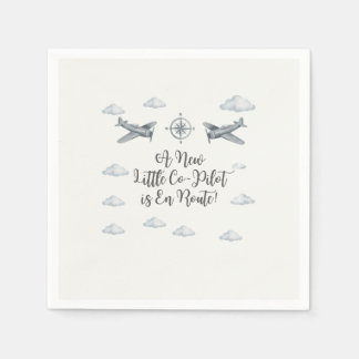 Luftwaffe-Baby-Party-Servietten Little Co-Pilot Serviette