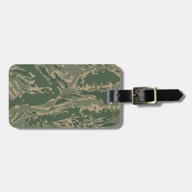Luftwaffe Camouflage Personalisierte Gepäckmarke Gepäckanhänger (Vorderseite horizontal)