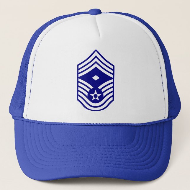 Luftwaffe CMSgt widerlicher Hut Truckerkappe (Vorderseite)
