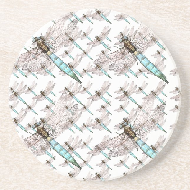 Luftwaffe der Libellen Sandstein Untersetzer (Vorne)