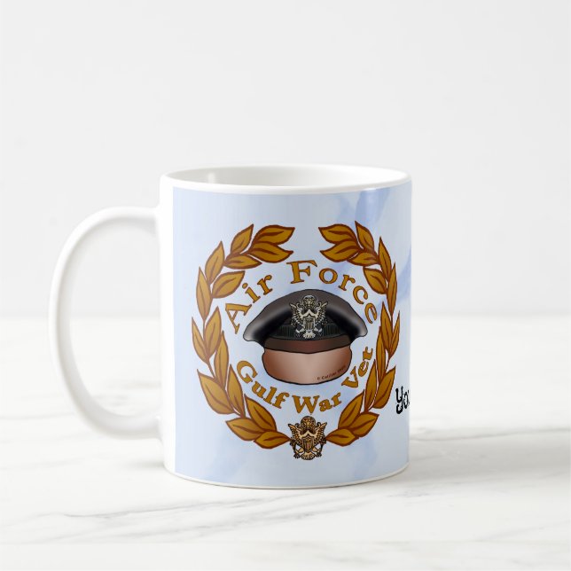 Luftwaffe Golfkrieg Veteran Kaffeetasse (Links)