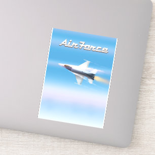 Luftwaffe-Jet-Plakat Aufkleber