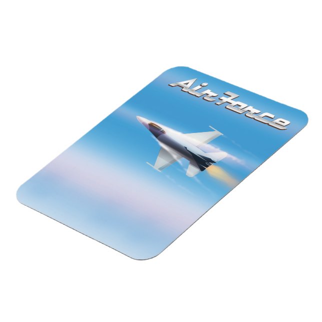 Luftwaffe-Jet-Poster Magnet (Linke Seite)