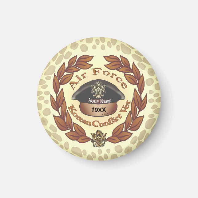 Luftwaffe koreanisches Kriegsvetermagnet Magnet (Vorne)