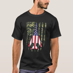 Luftwaffe Veteran Bekleidung amerikanischer Flagge T-Shirt