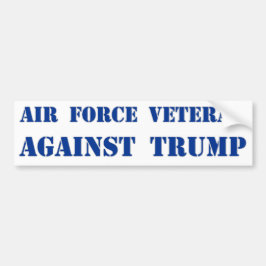 Luftwaffen-Veteran gegen Trumpf-Autoaufkleber Autoaufkleber