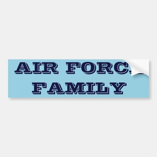 Luftwaffenfamilie Autoaufkleber (Vorne)
