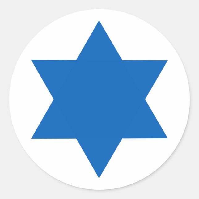 Luftwaffenroundel in Israel Runder Aufkleber (Vorderseite)