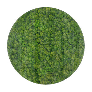 Luftwaldansicht, oberste Ansicht, kopierender Raum Schneidebrett