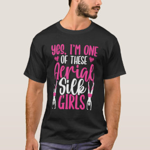 Luftzirkus Luftseidentänzer Akrobat Turnen T-Shirt