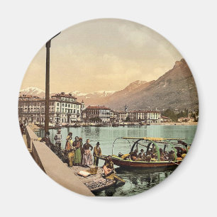 Lugano, am Kai, Tessin, Schweiz Vintag P Magnet